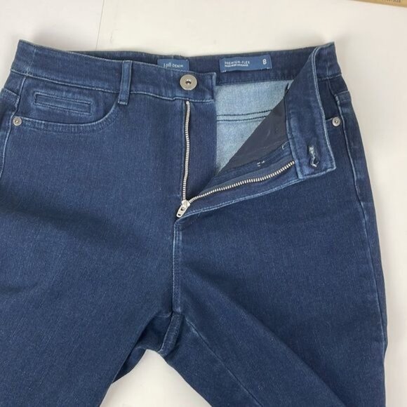 J Jill Women's Premium Flex High Rise Leggings Jeans 28x28 size 8 stretch - Picture 11 of 12
